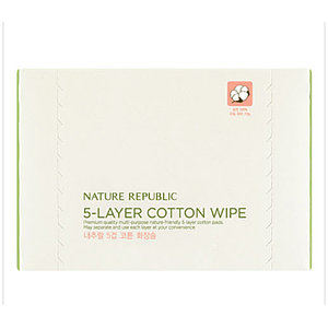 BEAUTY TOOL NATURAL 5-LAYER COTTON WIPE