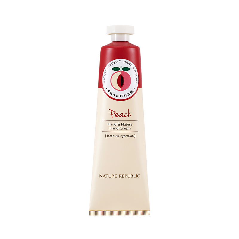 HAND &amp; NATURE PEACH HAND CREAM 100ML