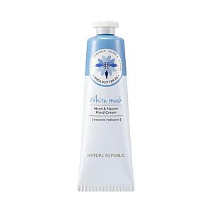 HAND & NATURE WHITE MUSK HAND CREAM 30ML